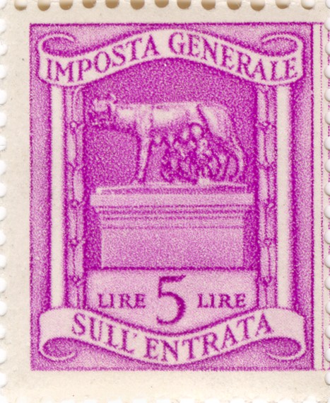 Umsatzsteuermarke aus Italien